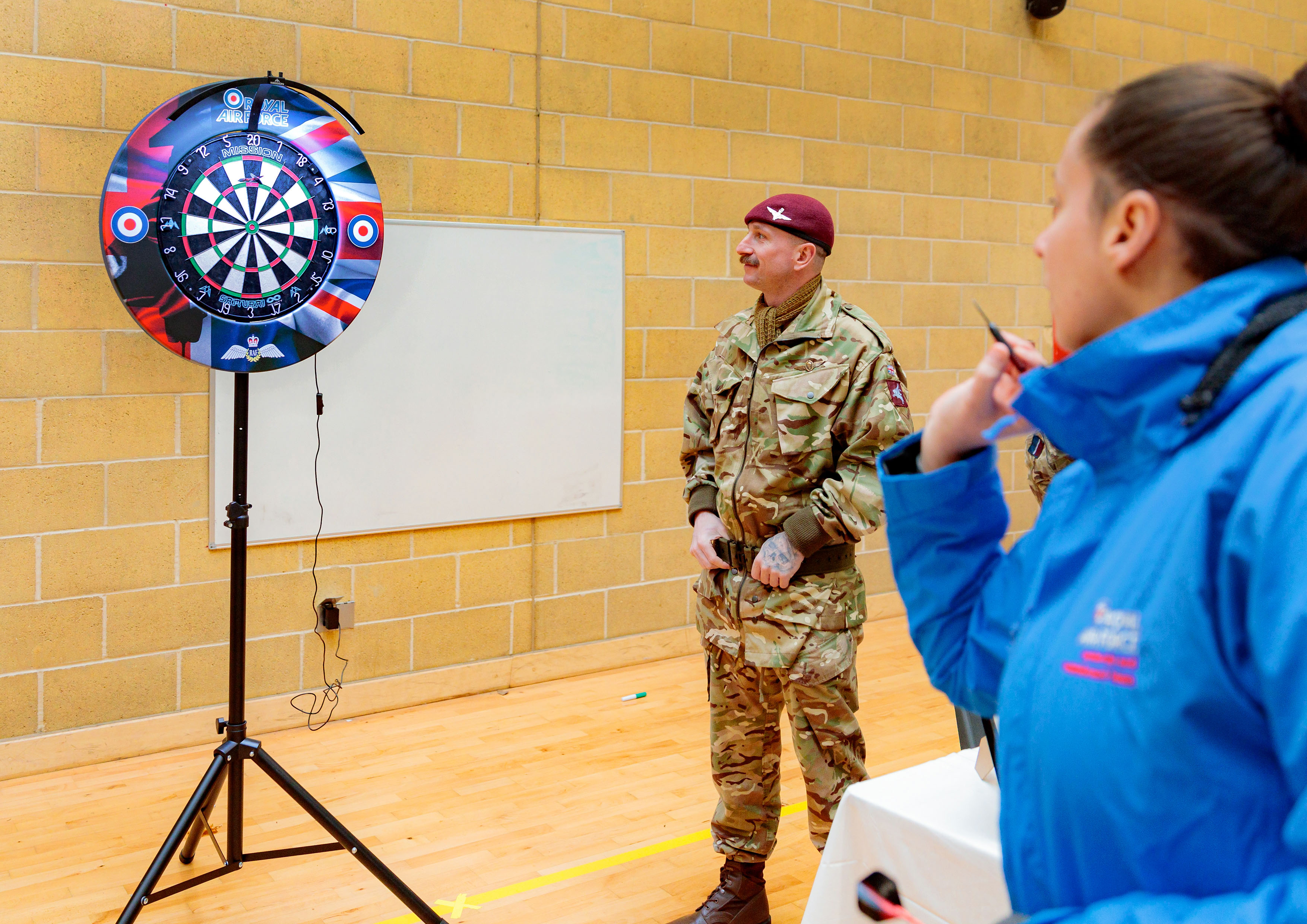 On 29th November, personnel from our Physical Education Flight held a packed day of stalls, motivational talks, and finishing with the annual Santa Run!